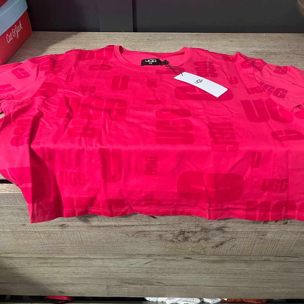 UGG Bright Pink Logo T-Shirt